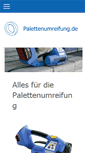 Mobile Screenshot of palettenumreifung.de