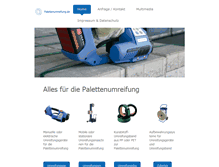 Tablet Screenshot of palettenumreifung.de